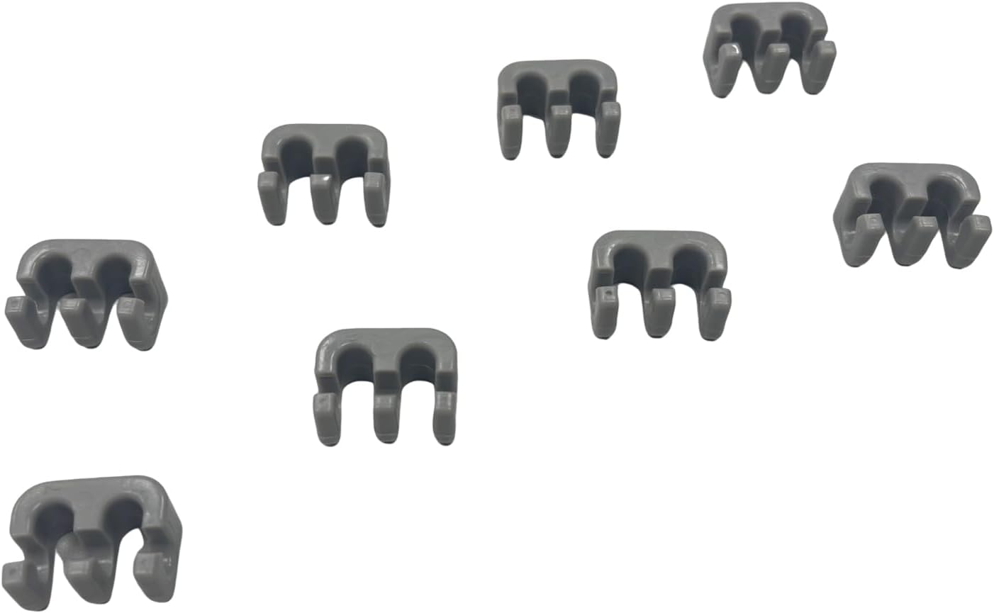 DM147 - Part Number: DD61-00217A- Dishwasher Holder-Tine(S)- Rack Basket Activity Buckle Assembly（8 Pack） Replacement for Dishwasher Parts Tine Rack Clip