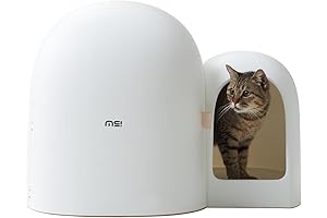 Spacious and Enclosed Cat Litter Box MAX for Peace and Privacy
