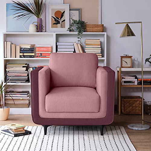 Image of Sleepyhead Mojo - 1 Seater Dual Tone Luxury Sofa (Fabric, Hazy Purple)