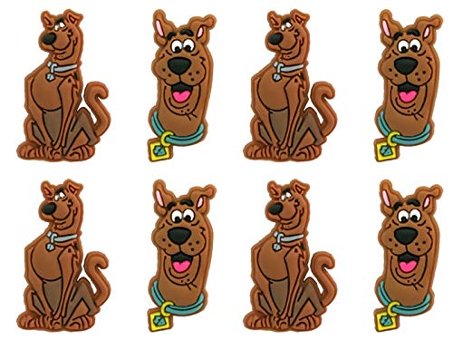 Set de 8 imanes de nevera mini Scooby cartoon miniatura 1
