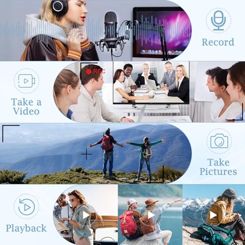 Image of Body Cameras with Audio and Video Recording Mini Body Cam | 2K FHD | Equiped with 64GB SD Card | Night Vision | Clip On | Wearable | Portable | Pocket
