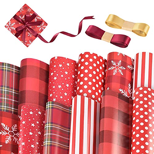 Yuson Girl Fogli di Carta da Regalo,Un Set di 6/12...