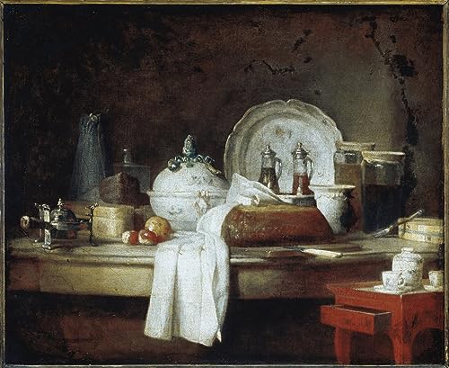 Tableau sur toile Chardin Le Mess des officiers 60x90cm pour décoration salon