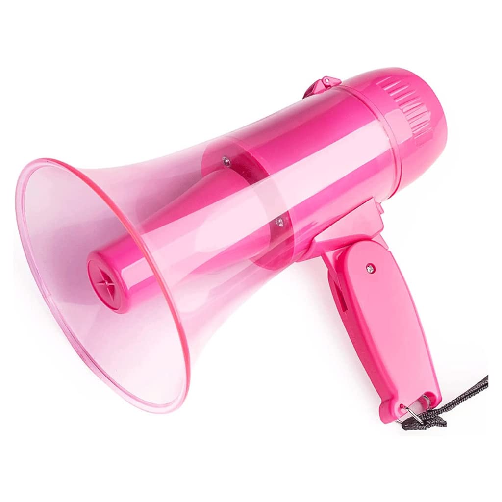 Bullhorn Haut-parleur mégaphone d'enregistrement des années 240 avec port USB 20 W avec sirène intégrée et mégaphone portable