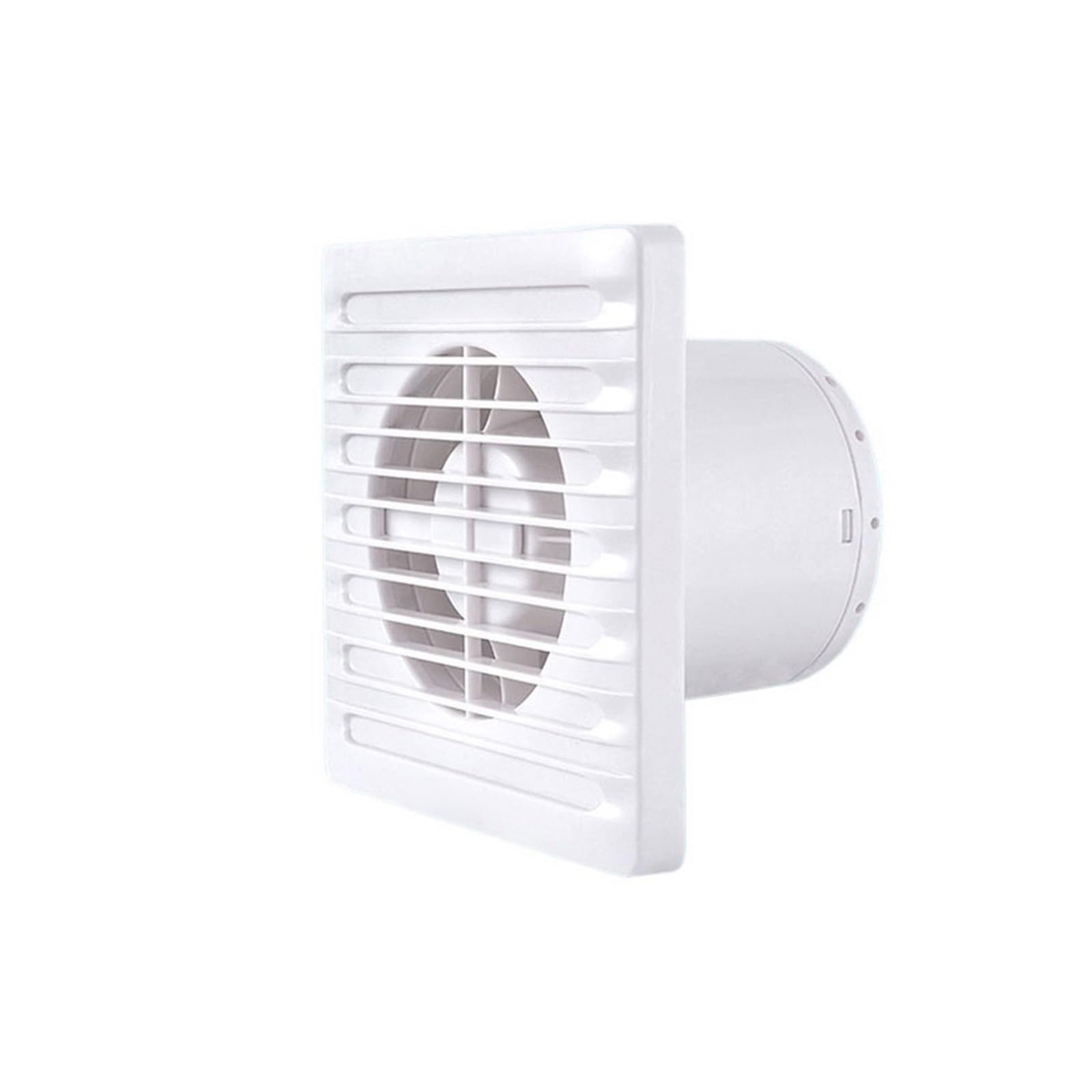 Extractor de baño Ventilación potente extractor de aire silencioso for baño, ventana, pared, cocina, persianas vidrio for el hogar con válvula retención(20 * 20cm)