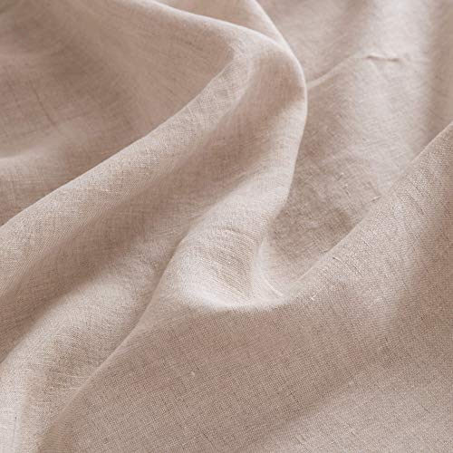 ATLINIA 100% Linen Pillowcases Set of 2, Oatmeal Natural Pillowcases, Standard Size Pillowcases 20\'\' x 26\'\', Prewashed Soft Cooling Pillow Cases, Overlap Linen Pillow Shams 2 Pieces - Thumbnail 5