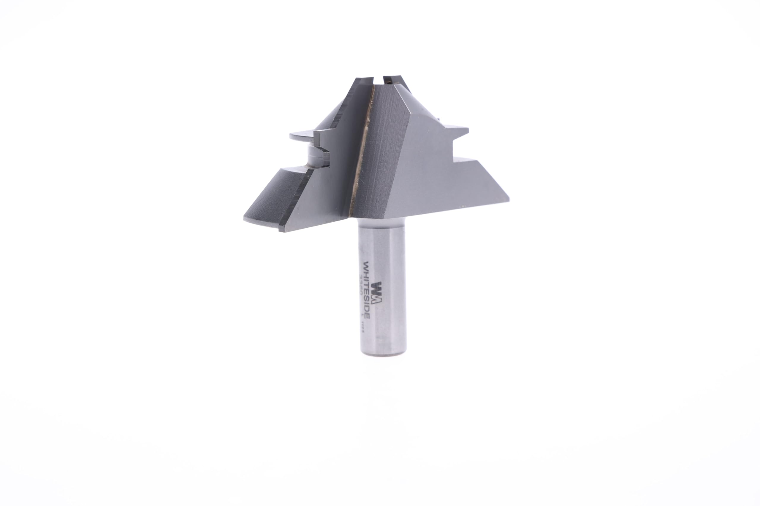 Whiteside Router Bits 3360 45-stopniowy ogranicznik blokujący o dużej średnicy 3-1/8 cala i 1/2 cala do 1-1/4 cala długości cięcia