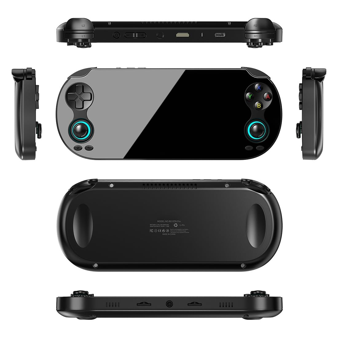 RG VITA PRO 5,5 Zoll Retro Handheld-Spielkonsole, Dual System Android und Linux, RK3576, 32GB-Systemkarte, Full Touch Screen + 128TF-Karte