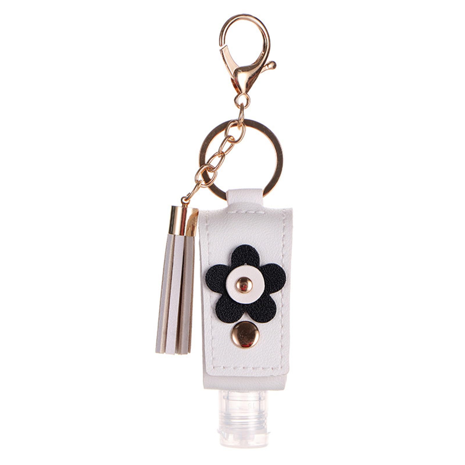 Empty Hand Soap Bottles Refillable Cosmetic Container Keychain Holder for Toiletries Shampoo Liquid Cosmetic Bottles Portable Squeeze Bottle Empty Leakproof Travel Bottle with Keychain Holder