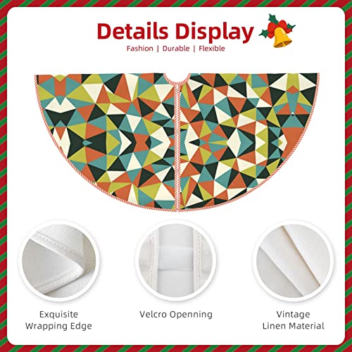 Geometric New Years Christmas Tree Skirt Party Tree Skirt Size 30/36/48 Inch #TOP4