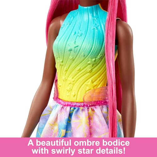 Muñeca Barbie Unicornio con Cabello Largo de 7 Pulgadas miniatura 2