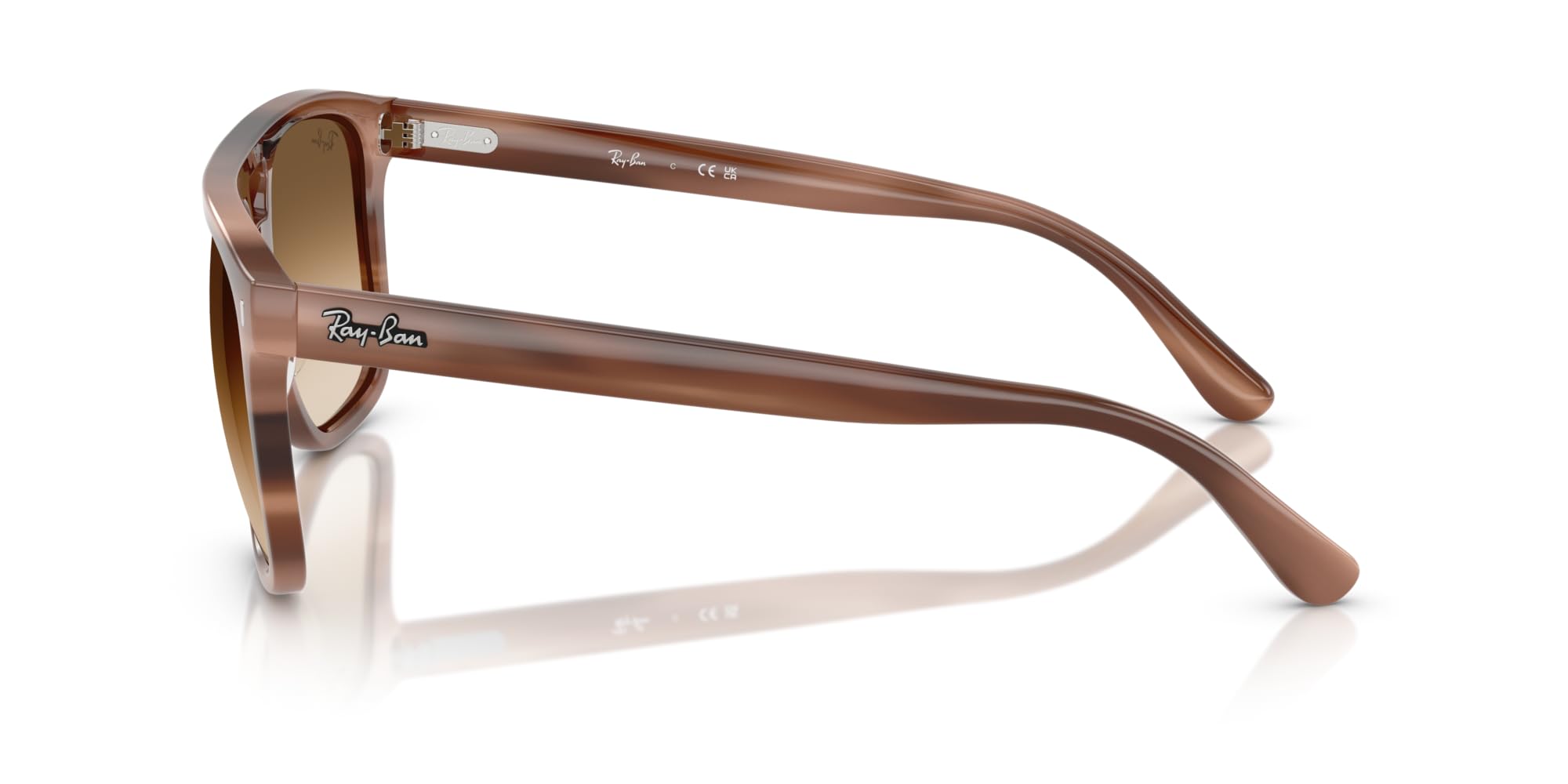 Ray-Ban Unisex Rb2213 Sonnenbrille, Havana Brown/Clear Gradient Brown