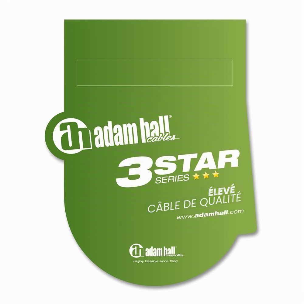 Adam Hall Cables 3 STAR L8 MV 0300 - Câble Multipaire 8 x XLR mâle vers 8 x Jack 6,35 mm TRS stéréo 3 m