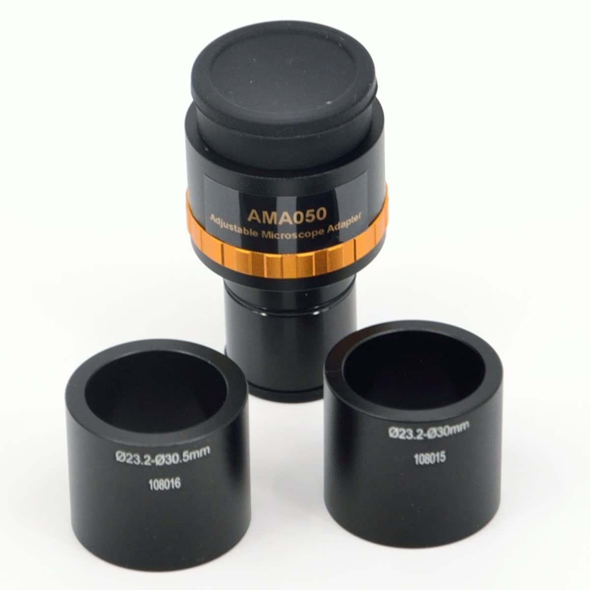 Microscope Focusable 0.5X Microscope Camera Eyepiece Adaptor with 23.2mm Interface &C Mount Screw(AMA50 30 30.5mm)