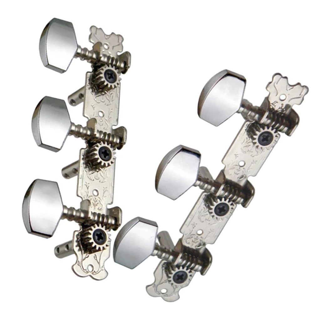 3L3R - Instrumento de cuerda de metal para guitarra clásica, clavija de afinación, piezas de repuesto