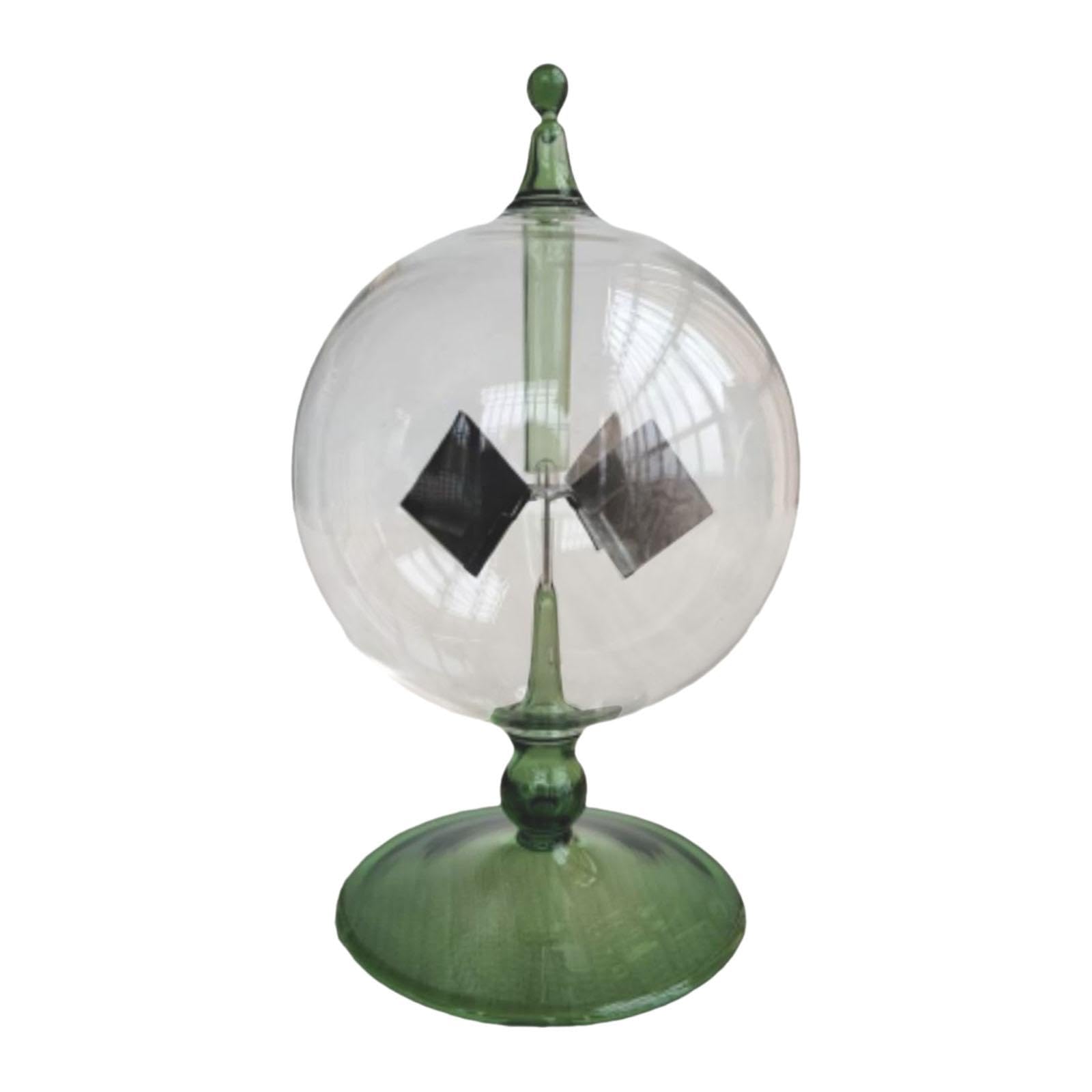 Radiomètre à Ronde, Instrument Pédagogique de Pression Solaire, Décoration de Bureau, Jouet pour Table D'étude, Matériel de Physique, Vert