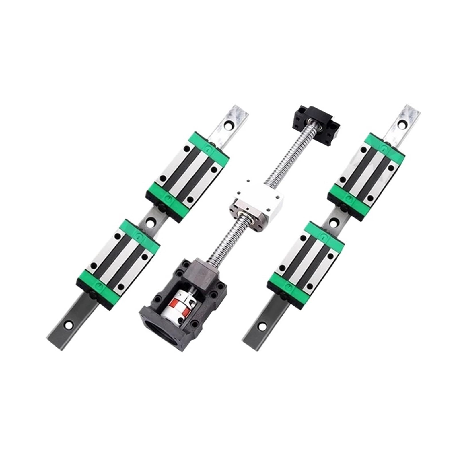 Kugelschrauben, Anti-Spiel, Kugelgewinde-Set SFU3205 + 2 Linearführungen HGR30 + 4 Blöcke HGH30CA + HM25-110 L300-1000 mm (1000 mm)