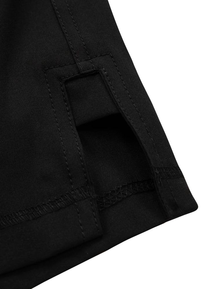 Pitbull Męskie spodenki sportowe, spodnie treningowe, cienkie, szybkoschnące, krótkie spodenki Gym Pit Bull West Coast Performance Pro Plus Solid Black spodnie do biegania
