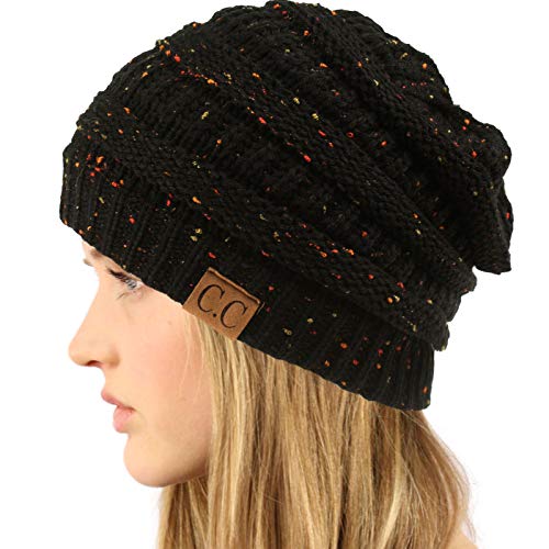 Image of Hatsandscarf CC Exclusives Solid Color Beanie Tail Hat for Adult (MB-20A)