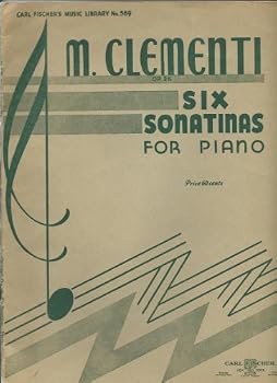 Sheet music M. Clementi: Op. 36 Six Sonatinas for Piano Book