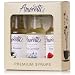 Amoretti Premium Floral Syrups 50ml 3 Pack (Rose, Violet Lavender, Orange Blossom)