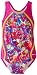 Speedo Big Girls' Graphic Graffiti Sport Splice Swimsuit