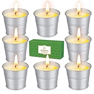 SUPERSUN 8 Citronella Kerze im Glas