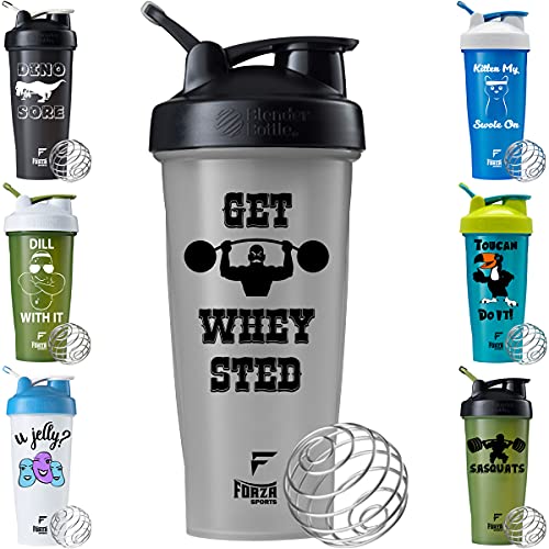 Blender Bottle x Forza Sports Classic 28 oz. Shaker - Get Whey Sted Blender Bottle x Forza Sports Classic 28 oz. Shaker - Get Whey Sted