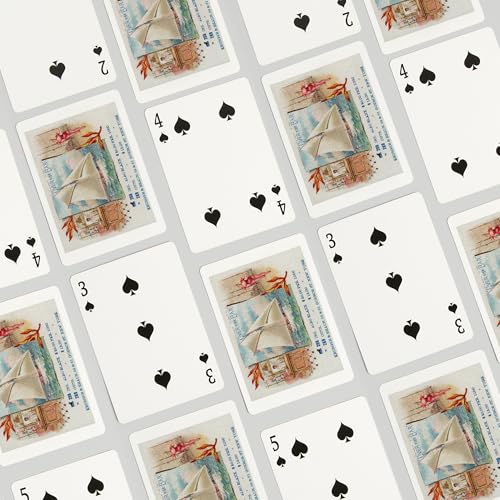 Baraja de Cartas Lantern Press Cigar Box Póker 52 Cartas miniatura 4