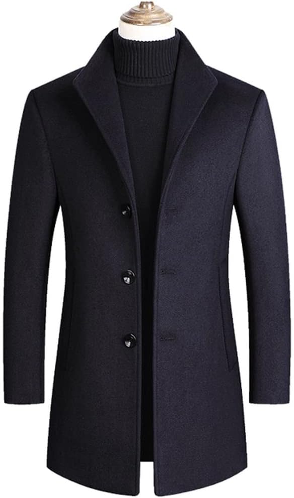 Men's Coat Autumn and Winter Business Casual Men's Jacket Single-breasted Clothing