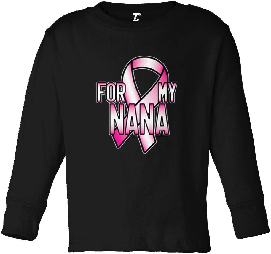 for My Nana - Breast Cancer Ribbon Infant/Toddler Cotton Jersey T-Shirt