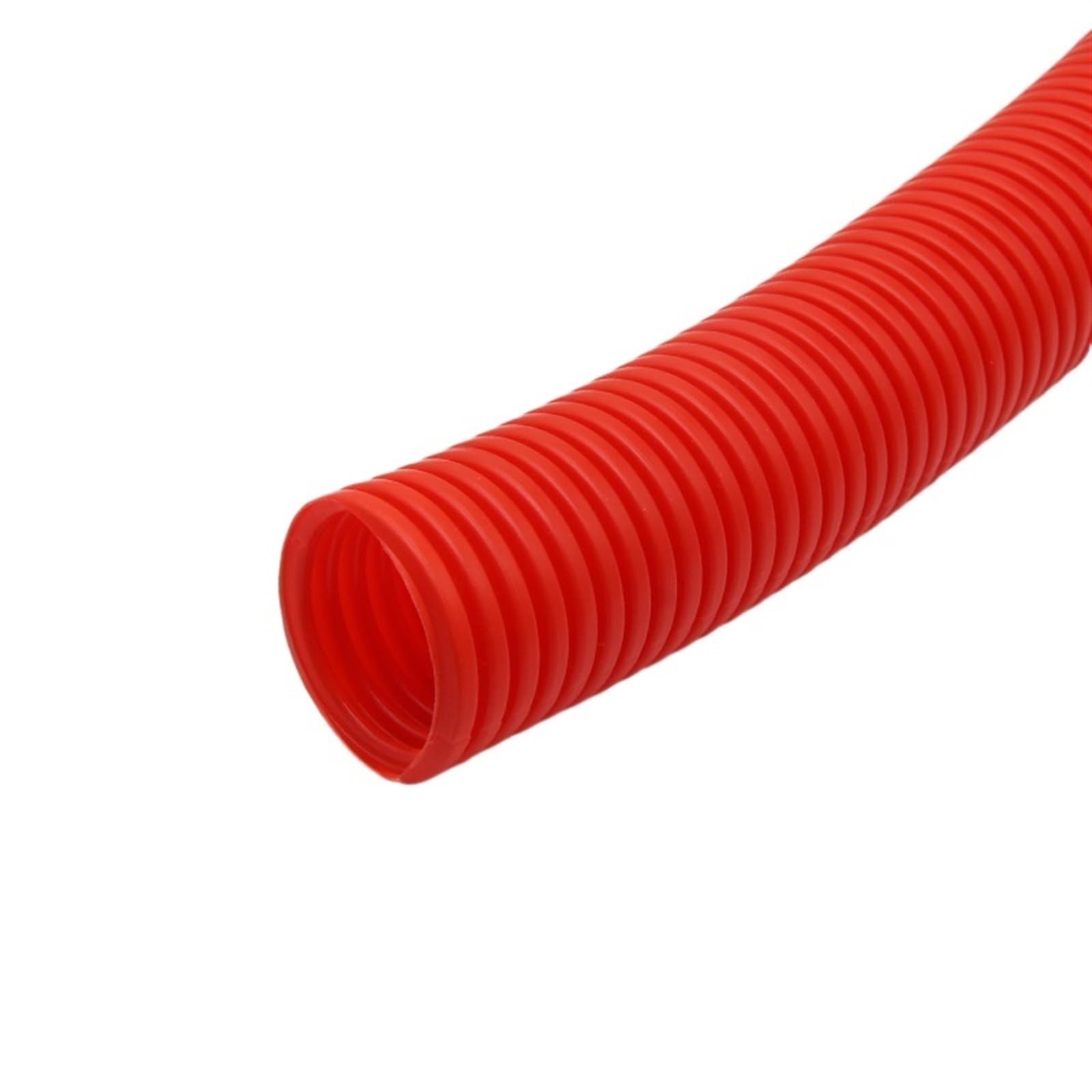 YDHSIKK Corrugated Wire Tube, PP Corrugated Pipe For Wire And Cable Protection Multicolor AD 11.6-34.5mm(Red,AD 18.5 x ID 14.3mm)