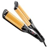 Ceramic Triple Waver Iron, Curling Iron Creates Long-Lasting Frizz-Free, Waves & Curls for All Hair Types