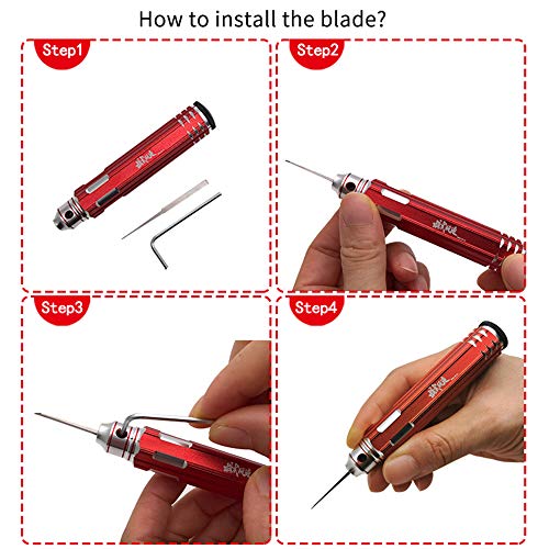 Prime Model Scriber with Blade Gundam Resin Carved Scribe line Hobby Cutting Tool Chisel +5 Blade Tools