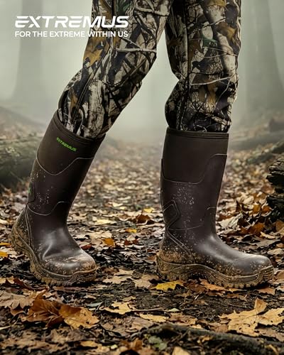 Image of Extremus by KastKing MudRidge Rubber Boots for Men, 100% Waterproof Boots
