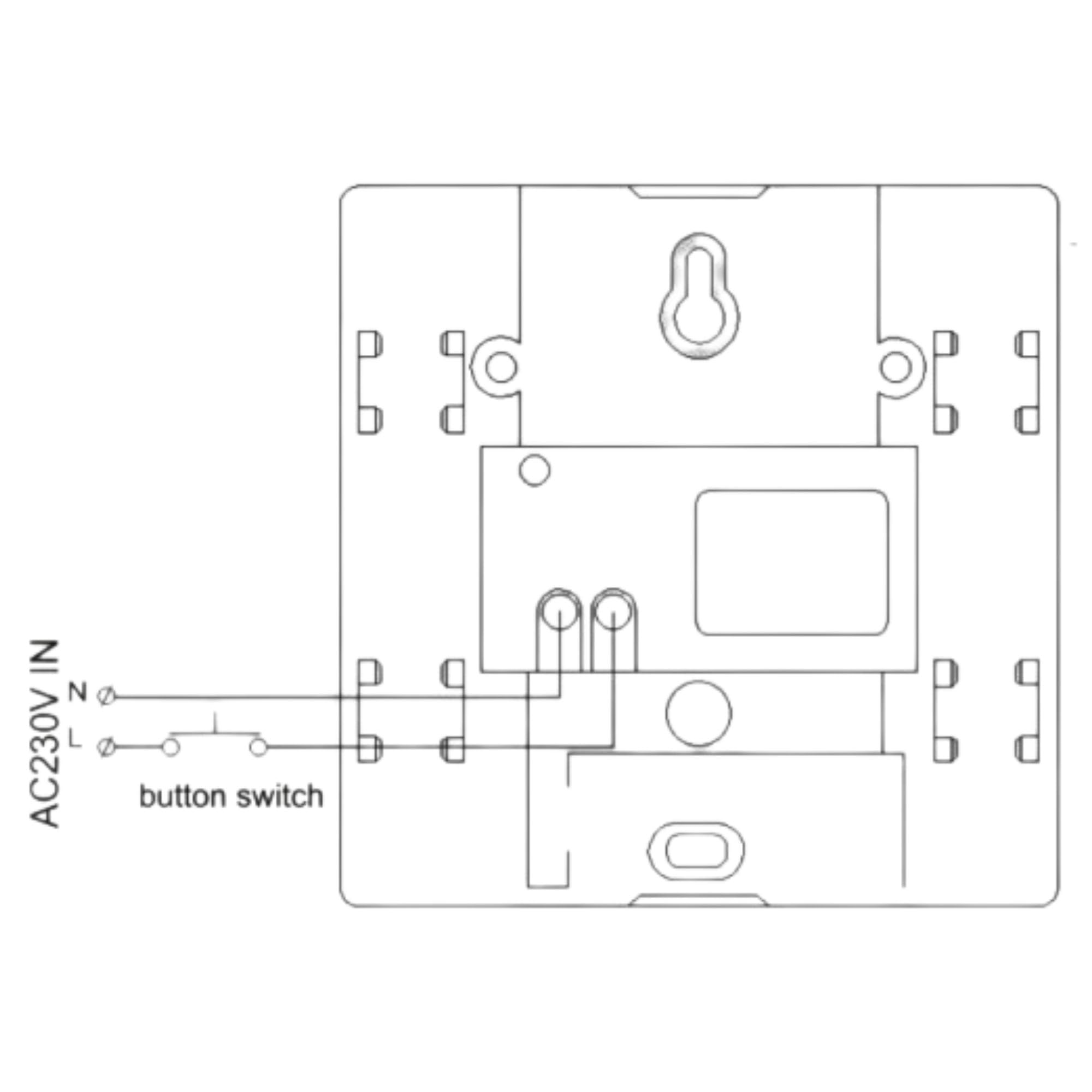 ORNO QUARTO AC Campanello Casa - Mancato Trasformatore Incorporato 230V 60W (Bianco Di Neve)