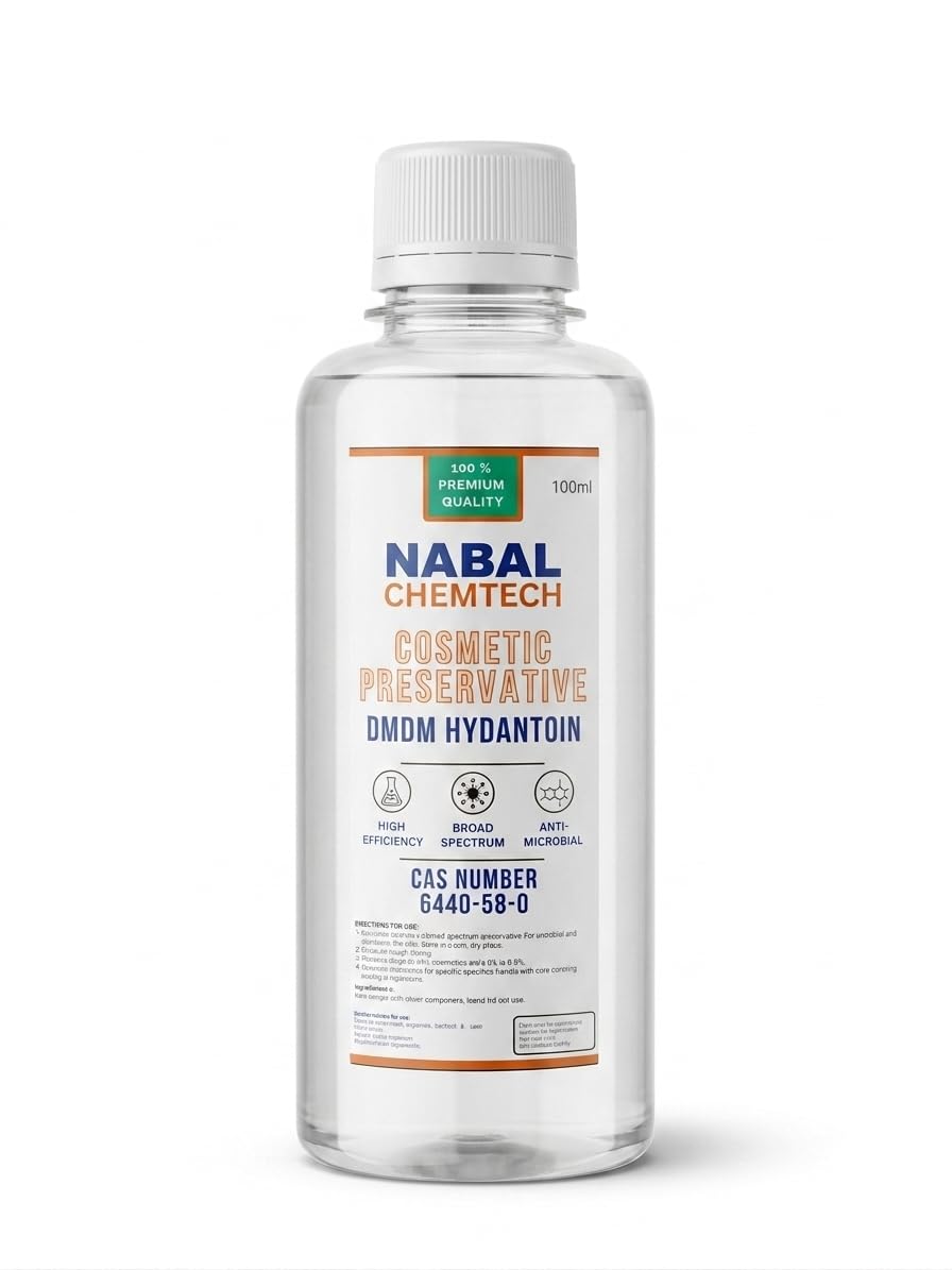 NABAL CHEMTECH DMDM Hydantoin 100ml | Broad Spectrum Cosmetic Preservative | High Efficiency Anti-Microbial Liquid for DIY Shampoo, Lotions, Creams & Hair Care Productsl-image-3