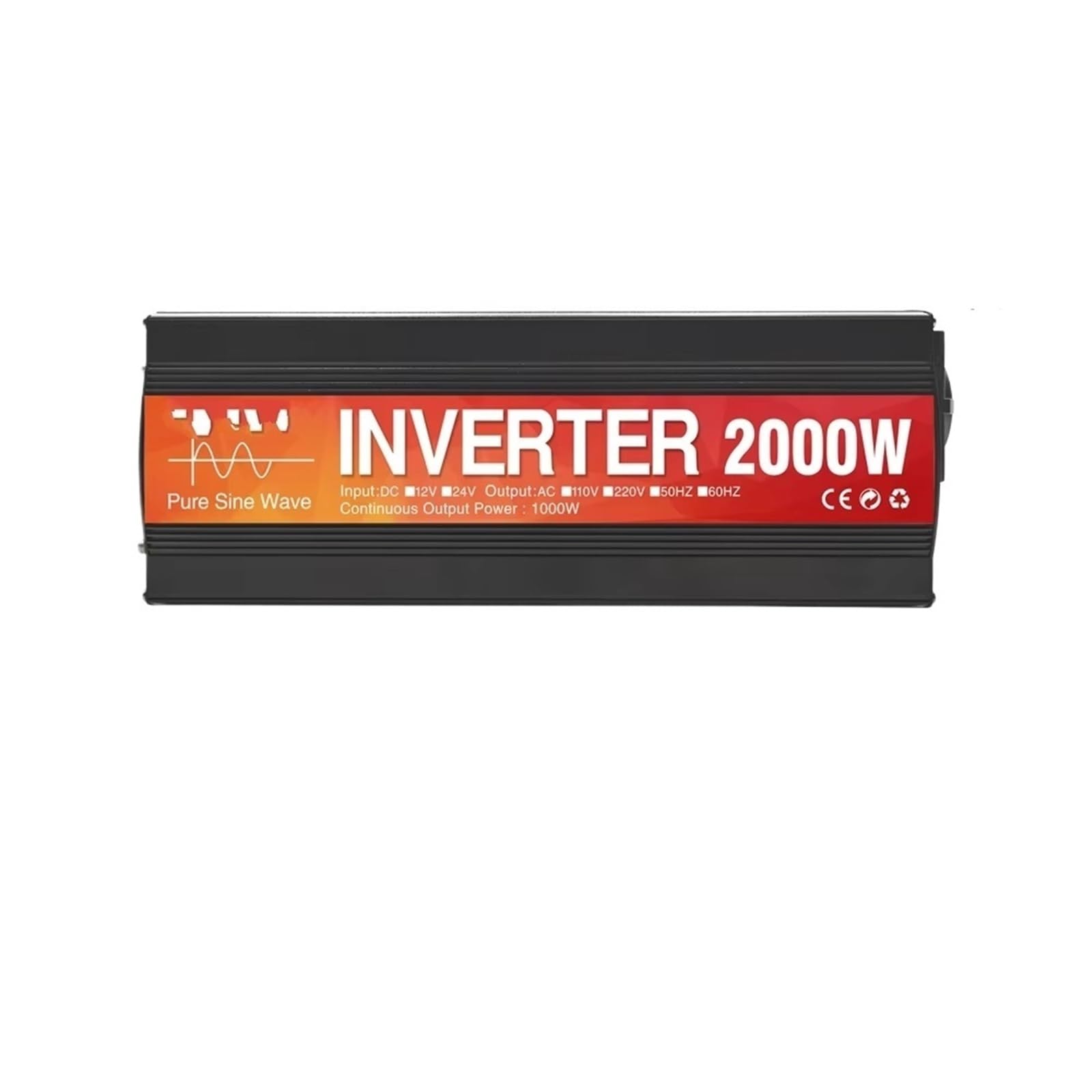Falownik z falownikiem sinusoidalnym 24 V do 110/220 V 1000 W 1600 W 2000 W 3000 W 4000 W Przetwornica napięcia słonecznego Przenośny powerbank Ładowarka samochodowa Falownik (220-