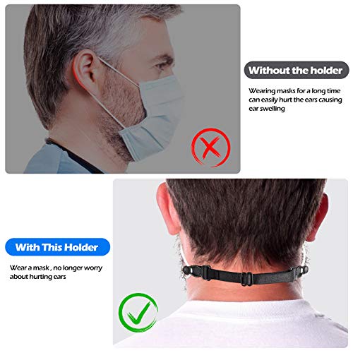 Mask Extender Strap,Ear Savers for Masks,Mask Extenders/Ear Savers,Masks Extension Hook Adjustable for Extending Masks… - Image 5