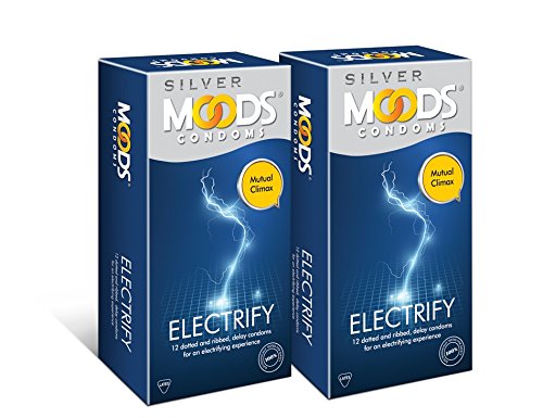 Moods Silver Electrify Condom - 12 Count (Pack of 2)-picture-19