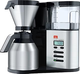 Melitta 1012 06 Filter Coffee Machines, Plastic, 1520 W, 1.2 Cubic_Centimeters, Black/Brushed Steel