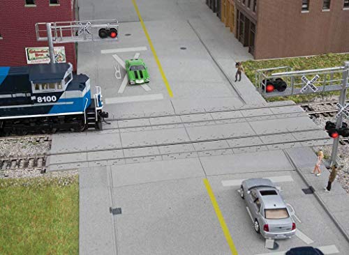 Walthers Cornerstone HO Scale Detail Kit Modern Concrete Grade Crossing