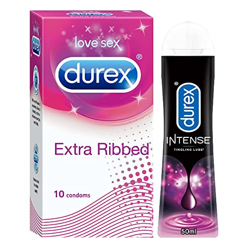 Image of Pleasure Packs (Durex Intense Tingling Lube 50ml, Extra Ribbed 10s)