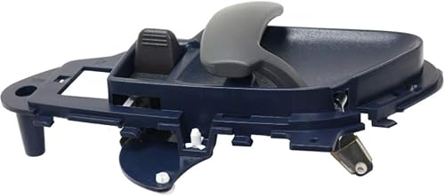 Miniatura 6 de KarParts360 Para Chevy C3500 1995-2000 Manija de puerta interior para lado del pasajero delantero  Azul  con botón de bloqueo de puerta  Recorte