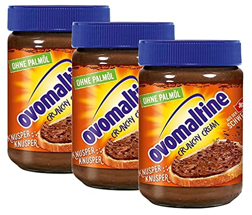 Ovomaltine Crunchy Cream ohne Palmöl , 3er Pack (3x 380 g) Cover