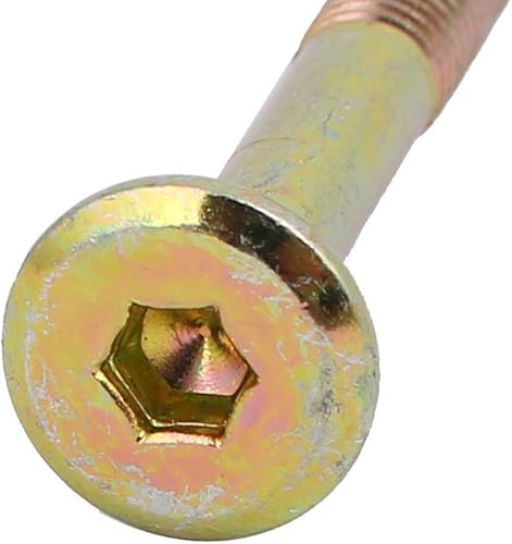 Miniatura 3 de IIVVERR 10 Uds. Muebles de madera de conexión M6x80mm Hex Socket Bolt w Insertar Tuerca (10 piezas de muebles arbolados conexión montaje M6x80mm