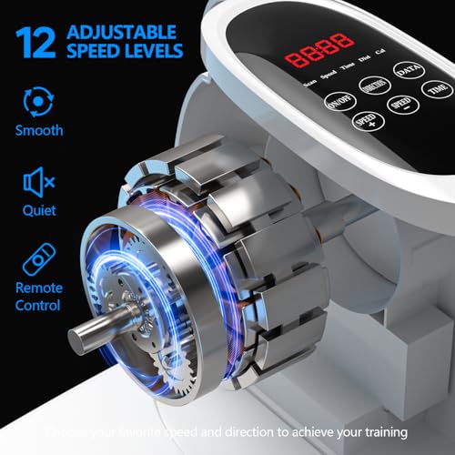 Image of Under Desk Elliptical Machine for Senior Mini Elliptical Leg Exerciser with Remote Quiet Portable Electric Seated Foot Pedal Exerciser for Home Office