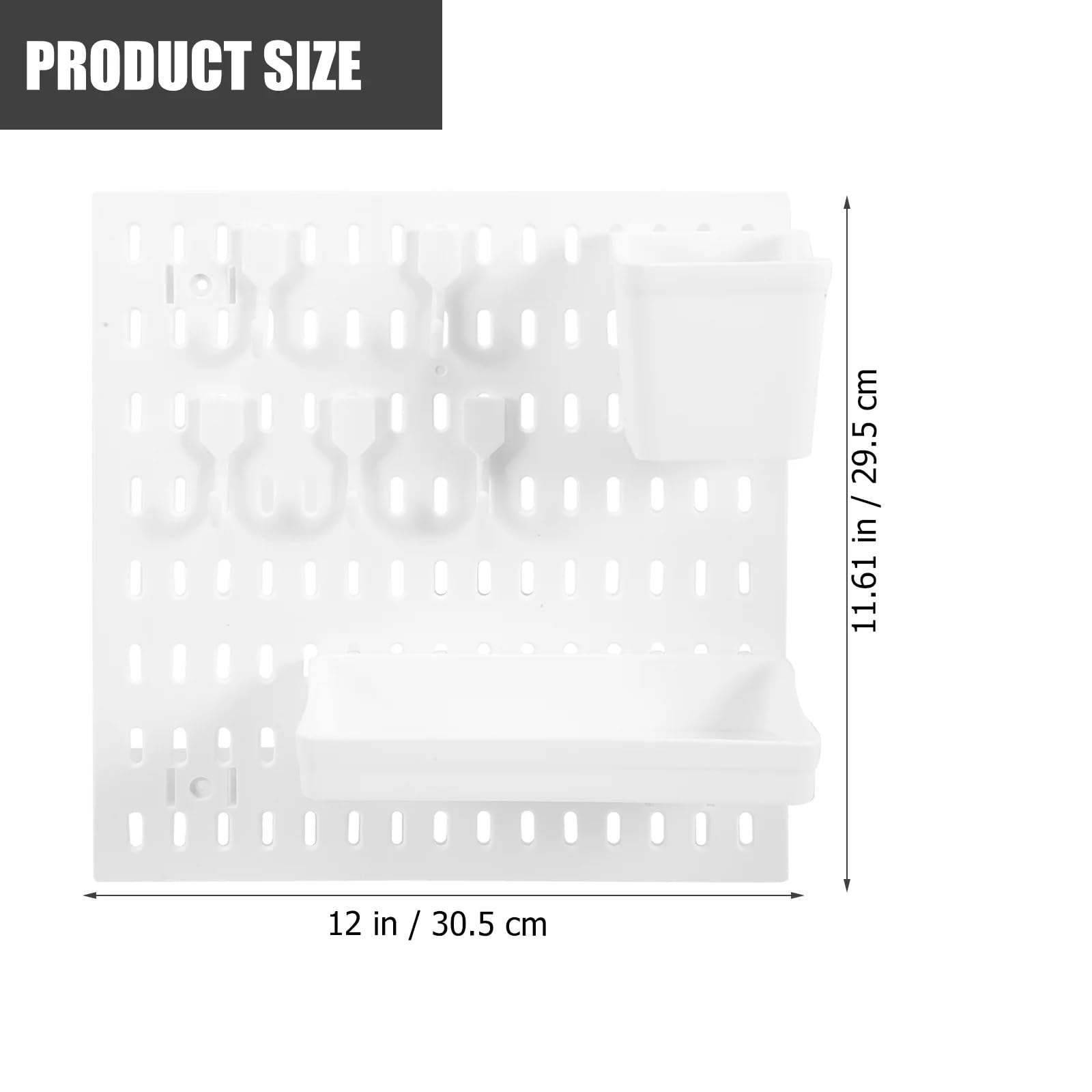 Pegboard Lagerregal, Peg Board Rack, Pegboard Wand-Organizer, Türrückwand-Ausstellungsstand for Kunsthandwerksshows, Weiß, Haushaltsbedarf, Büro