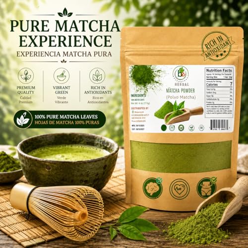 Té verde matcha en polvo 4 oz bolsa resellable miniatura 2