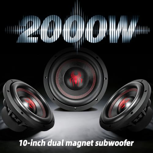 Image of 10 in Subwoofers 2000W 4 Ohm SPL 10 Inch Car Sub Woofes